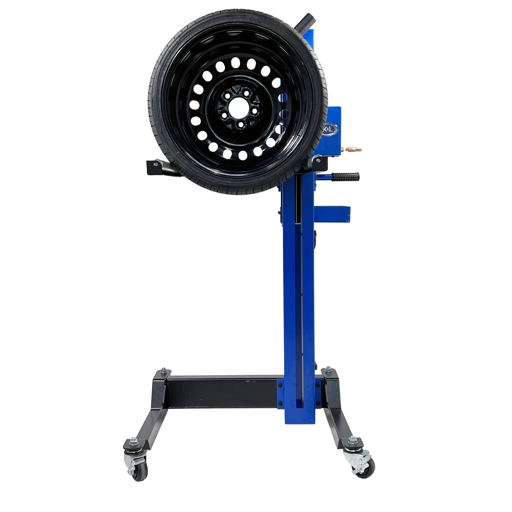 K&L Supply K2600 Pneumatic Portable Mobile Tire & Wheel Lift, Air-Operated, 260 lb Capacity